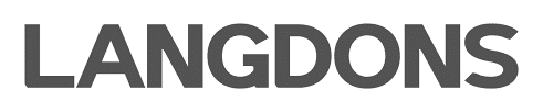 Langdons logo grey scale