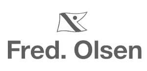 Fred Olsen cruises logo grey scale