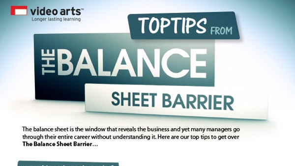 Balance Sheet Barrier Infograph